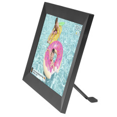 Digital Frame 10.1 '' 16GB MicroSD WiFi Frio PFF-1024B - Preto