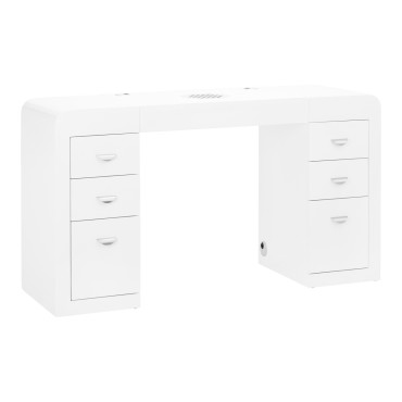 COSMETIC DESK 314 WHITE — front view