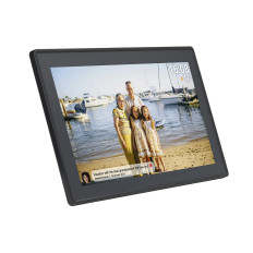 Digitálny rám 15.6 '' 16 GB microSD WiFi MPEG4 Frameo PFF-1515B - čierna