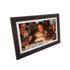 Marco digital 15.6 '' 16GB MicroSD WiFi MPEG4 Framo PFF-1543DW - Brown