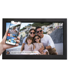 Digitalrahmen 15,6 '' 16 GB microSD Wifi-Frameo PFF-1503B - Schwarz