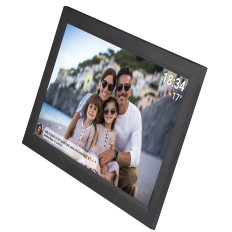Digitalni okvir 15,6 '' 16 GB MicroSD WiFi Eroto PFF-1503B - Črna