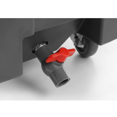 Envase termo-aislante termo para transportar hielo móvil sobre ruedas. 110l