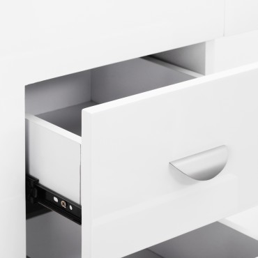 COSMETIC DESK 314 VIT — närbild av låda