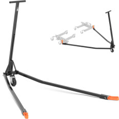 Maneuvering handle positioning for vehicle carts