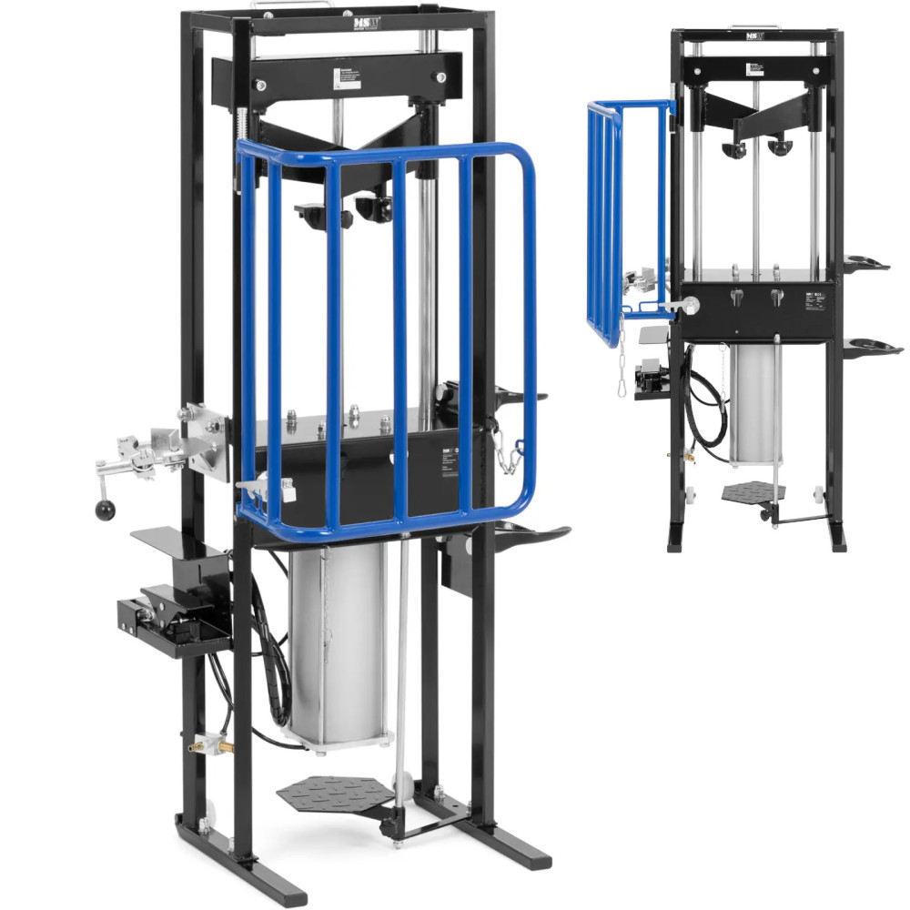 Pneumatische trekker voor 410 mm bronnen. 105-180 mm 1 t 8 bar