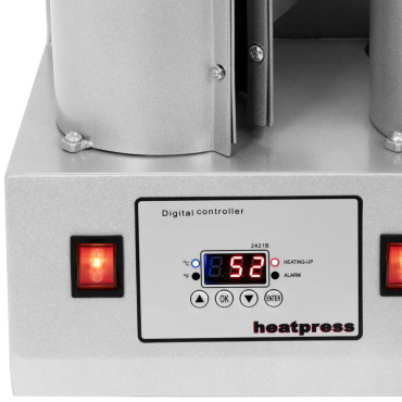 Thermische thermische pers in 5 LCD 250 C Mokken