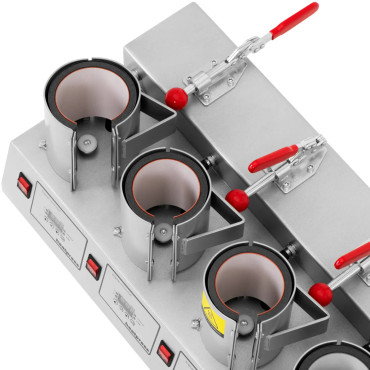 Tepelný tepelný lis v 5 LCD 250 C hrnky