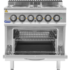 Elektrická kuchyňa s rúre 4 horáky 400 V 13,9 kW