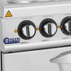 Cocina eléctrica con horno 4 quemadores 400 v 13.9 kW