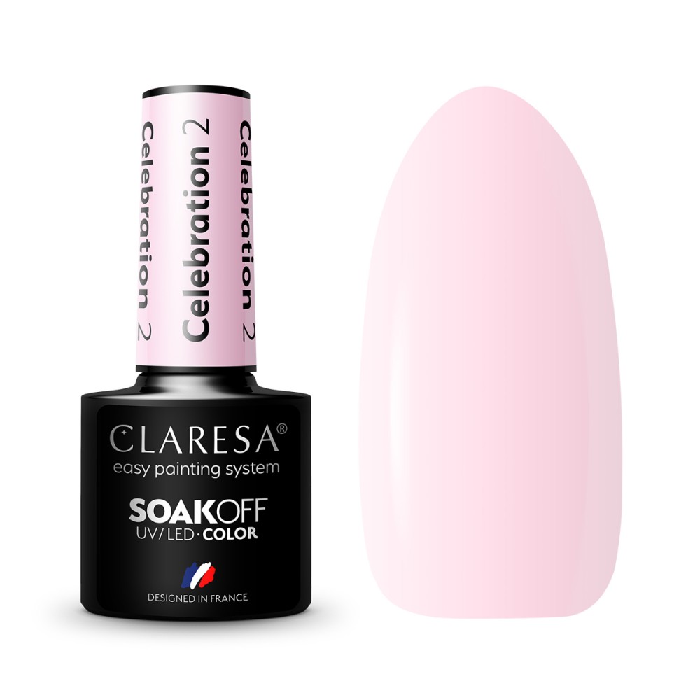 Vernis hybride CLARESA CELEBRATION 2 - 5g — vue de face