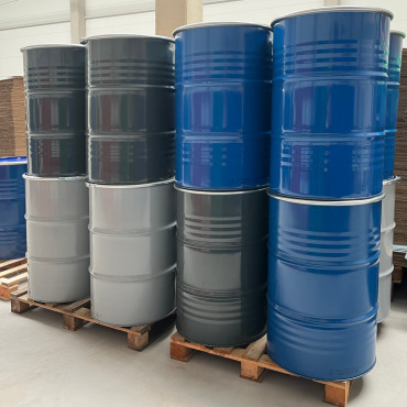 Barril de aço de metal OH 212L Tampa removível com rolhas 2 e 3/4 - mistura de cores