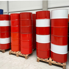 Kovová ocel Barel Th 216.5l s drážkami 3/4 a 2 Zátky - Mix barvy