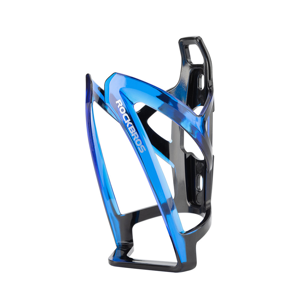 Alça de bicicleta em uma garrafa de garrafa - preto e azul