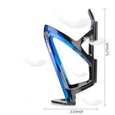 Bicycle handle on a bottle bottle - black and blue