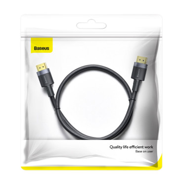 HDMI kabelis 2.0 4K 60 hz 3d 18 Gbps 1m - juoda