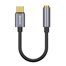 Adaptera adapteris USB-C Austiņām - mini ligzda 3.5mm DAC 24 bit 48KHz - pelēks