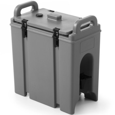 Um térmio de catering com uma bebida fria e quente Tap 9.4L