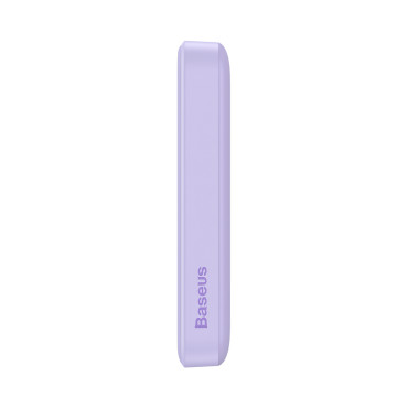 PowerBank magnetisk induksjon 10000mAh 20W + USB-C-kabel - lilla