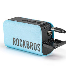 Bomba elétrica para balões de pneu de bicicleta Mattrições 1.37Bar / 20psi - Azul