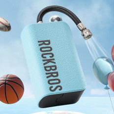 Bomba eléctrica para manchas de globos de neumáticos de bicicleta 1.37BAR / 20PSI - AZUL