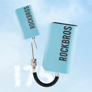 Elektrische pomp voor fietsband ballonnen mattrics 1.37bar / 20psi - blauw