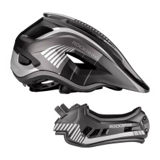Casco da ciclismo MTB Bambini con mascella rimovibile Dimensioni L - Grigio