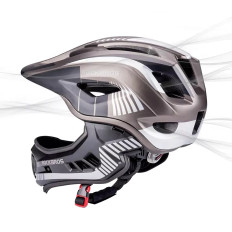 Jalgrattasõit Helmet MTB lastele eemaldatava lõualuu suurusega L-hall