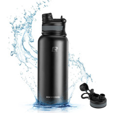 Garrafa de garrafa de água de bicicleta para bebidas de aço inoxidável 530ml - preto