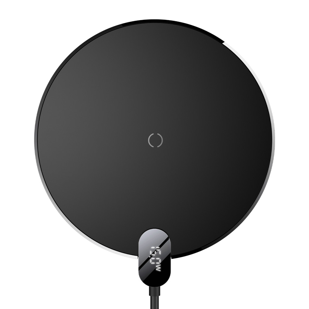 Digital-LED-Anzeige Gen 2 15W USB-C-Induktionslader - Schwarz