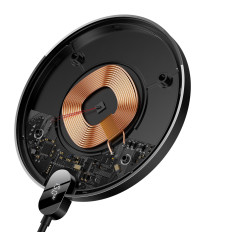 Digital-LED-Anzeige Gen 2 15W USB-C-Induktionslader - Schwarz