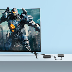 Adaptateur adaptateur micro USB (mâle) - USB-A (femelle) OTG Flat 0.15m - noir