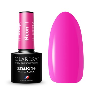 Claresa hybridlak NEON 11-5g — sæt vist sammen