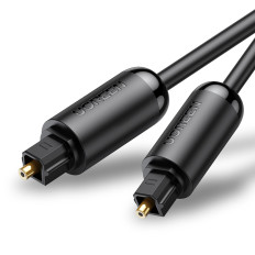 Cabo óptico cabo toslink spdif 3m - preto