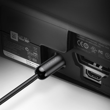 Cabo óptico cabo toslink spdif 3m - preto