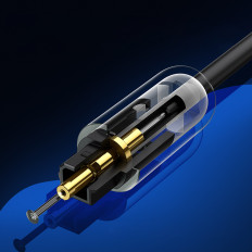 Cabo óptico cabo toslink spdif 3m - preto