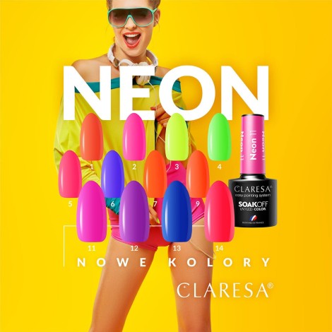 CLARESA Hibridni lak za nokte NEON 13 - 5g