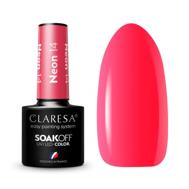 CLARESA Hybrid -kynsilakka NEON 14 - 5g — tuotteet yhdessä