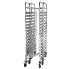 Acélkocsi konténerek és TAC GN 15 x GN1 / 1