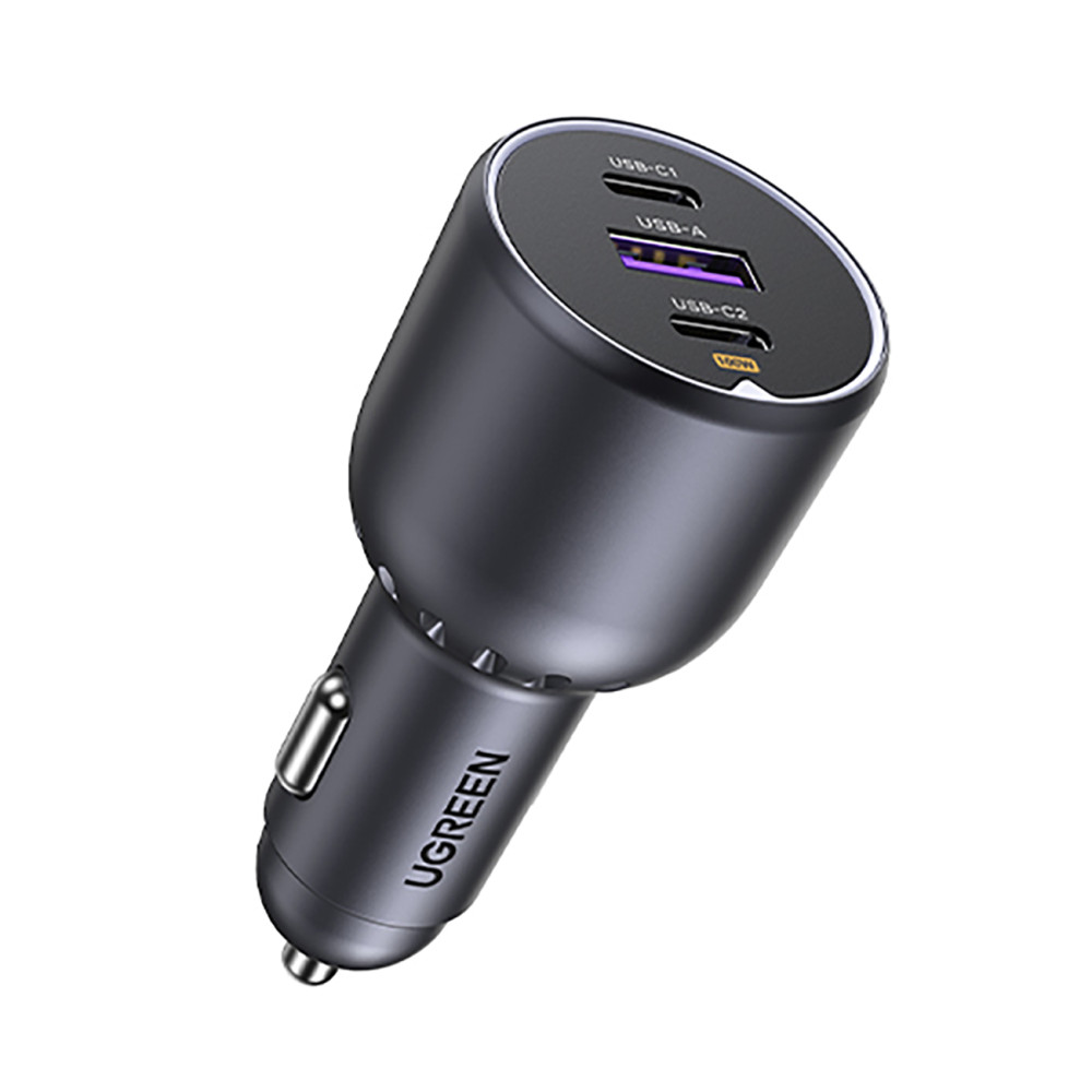 130W 2X USB-C 1X USB-A AUTOMOBILOVACIA - GRAY