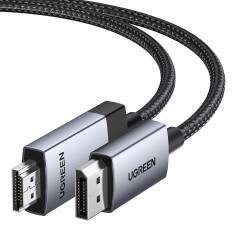 Cavo DisplayPort Cable - HDMI 4K 60Hz 3m - Grigio