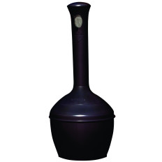 Vapaasti tuhkakuppi. Ulkoinen musta, jossa on 15l ke. 33cm, 100cm