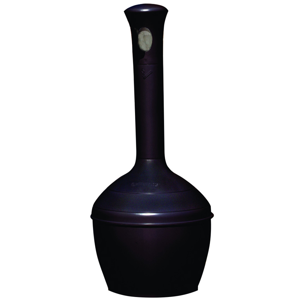 Samostojno pepelnik. Zunanja črna s posodo 15L. 33cm, 100cm