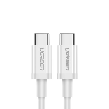 Καλώδιο καλωδίου USB-C - USB-C PD QC AFC 1M - Λευκό