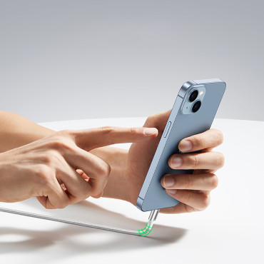 Kabelinė USB-C kabelis - "iPhone" žaibas PFI 1m - sidabras