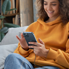 Kabeļu kabelis iPhone zibens - USB-C 2.0 MFI 1m - pelēks