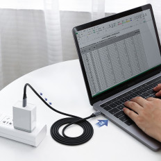 Kabel USB-C-kabel 3.1 - USB-C 3.1 1.5m - Grå