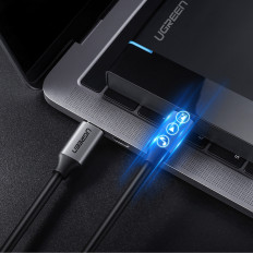 Kaapeli USB-C-kaapeli 3.1 - USB-C 3.1 1.5m - harmaa