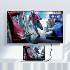Kabel USB-C-kabel 3.1 - USB-C 3.1 1.5m - Grå