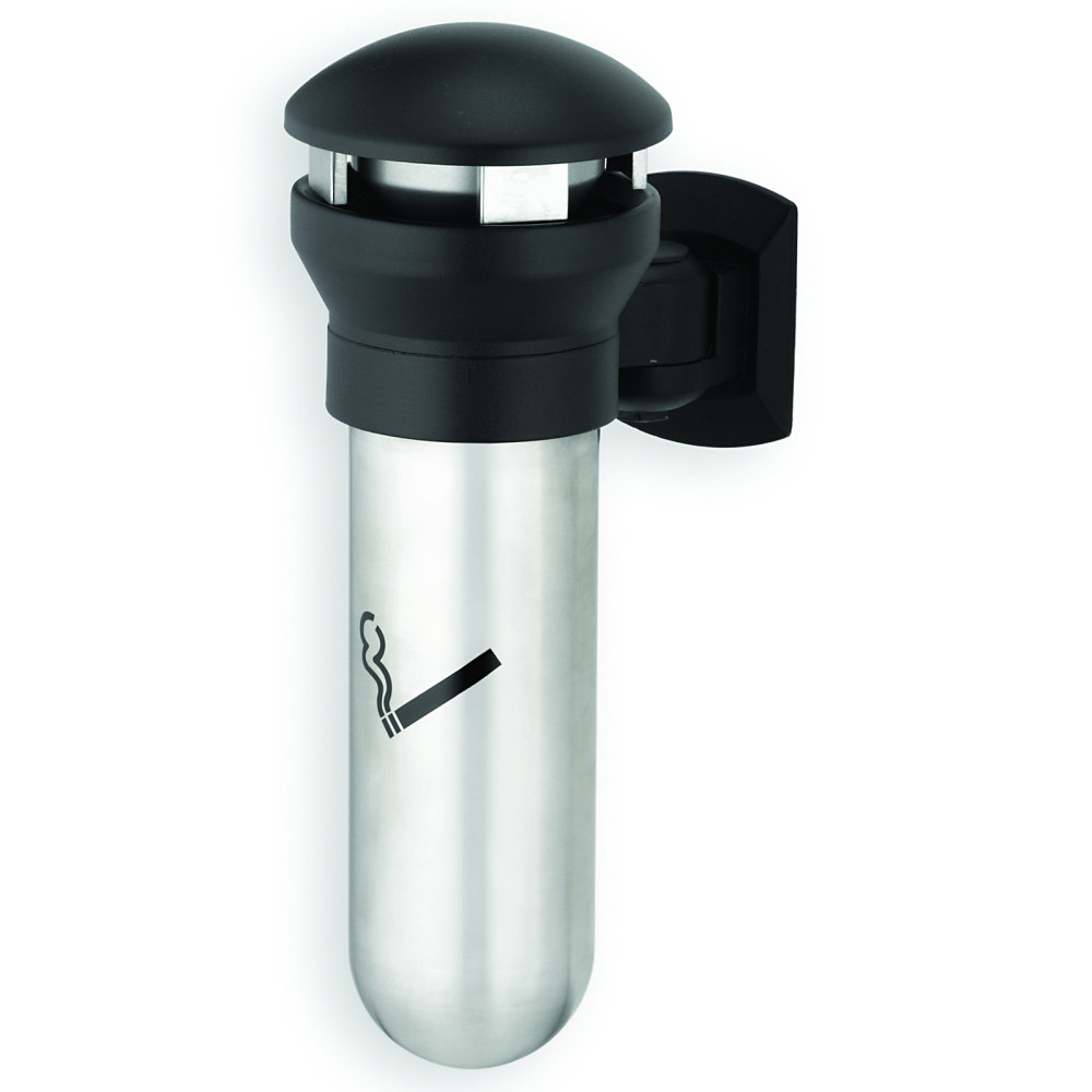 Lauko peleninė, pritvirtinta prie nerūdijančio sienos. 18 cm aukštis 49 cm Lauko peleninė, pritvirtinta prie nerūdijančio sienos. 18 cm aukštis 49 cm